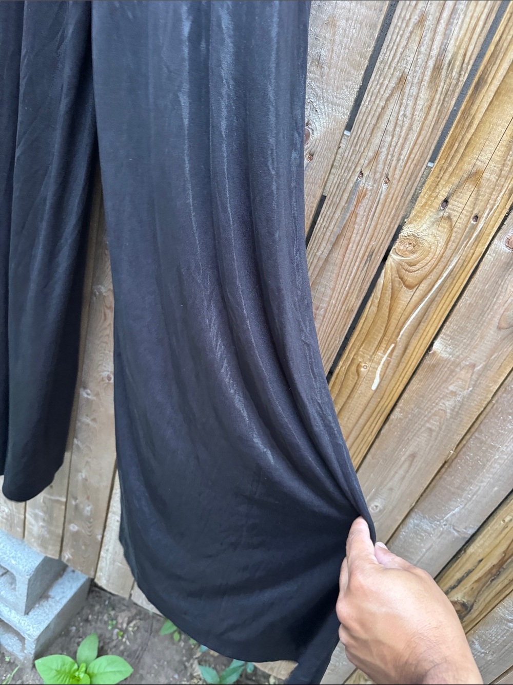 Norma Kamali Black elephant wide leg pant - Picture 6 of 9